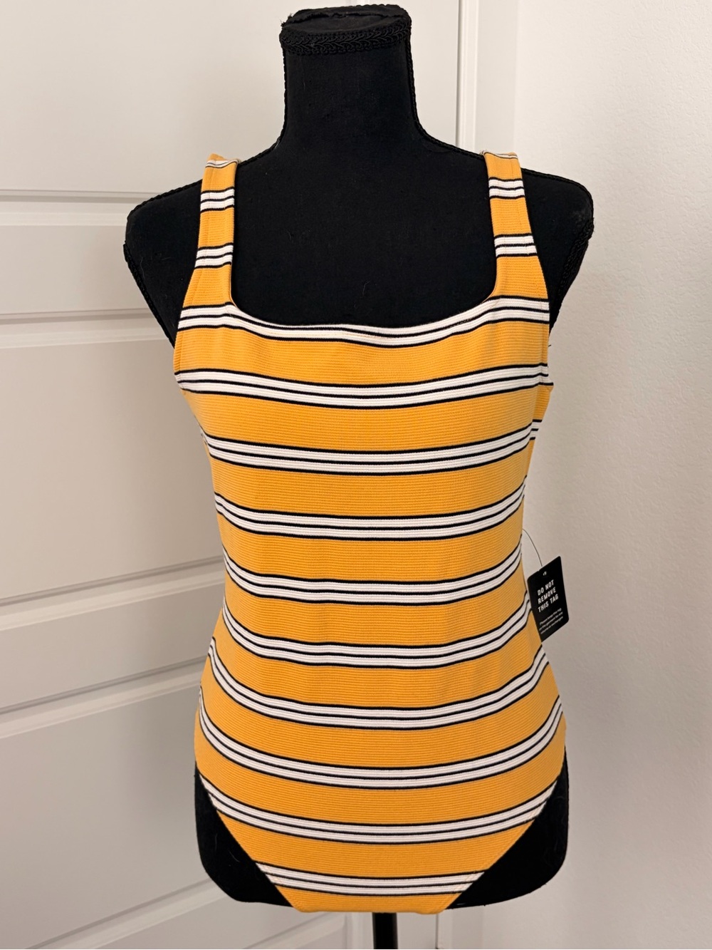 Striped Yellow Tank Top